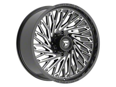 Fittipaldi Offroad FA15 Gloss Black Milled 8-Lug Wheel; 24x10; 0mm Offset (23-25 F-350 Super Duty SRW)