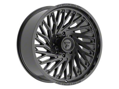Fittipaldi Offroad FA15 Gloss Black 8-Lug Wheel; 24x10; 0mm Offset (23-25 F-350 Super Duty SRW)