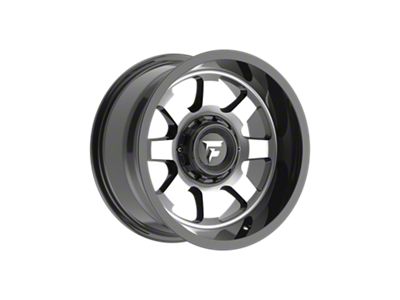 Fittipaldi Offroad FA16 Gloss Black Machined 5-Lug Wheel; 17x9; -12mm Offset (09-18 RAM 1500)