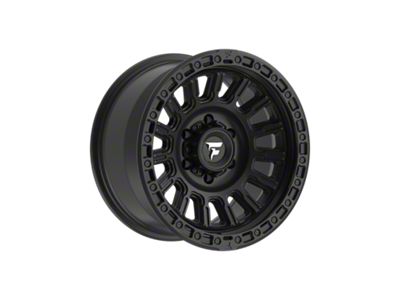 Fittipaldi Offroad FT106 Satin Black 6-Lug Wheel; 17x9; -12mm Offset (24-25 Ranger)