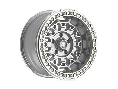 Fittipaldi Offroad FB150 Machined Silver 6-Lug Wheel; 17x9; -15mm Offset (99-06 Sierra 1500)