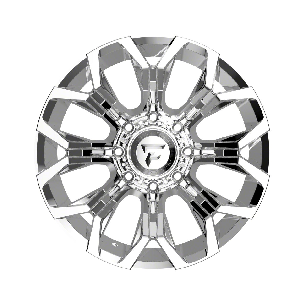 Fittipaldi Offroad Sierra 2500 FA21 Mirror Coat 8-Lug Wheel; 20x10