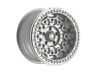 Fittipaldi Offroad FB150 Machined Silver 6-Lug Wheel; 17x9; -15mm Offset (99-06 Silverado 1500)