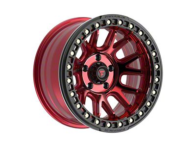 Fittipaldi Offroad FB151 Metallic Red with Red Tint 6-Lug Wheel; 17x9; -38mm Offset (99-06 Silverado 1500)