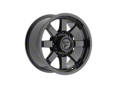 Fittipaldi Offroad FA16 Gloss Black 8-Lug Wheel; 18x9; 12mm Offset (20-25 Silverado 2500 HD)