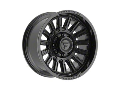 Fittipaldi Offroad FA24 Gloss Black 8-Lug Wheel; 20x10; -19mm Offset (20-25 Silverado 3500 HD SRW)