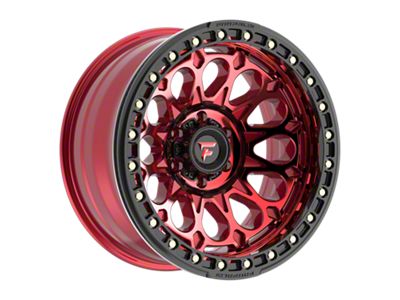 Fittipaldi Offroad FB153 Gloss Red Machined with Red Tint and Gloss Black Ring 6-Lug Wheel; 20x10; -38mm Offset (19-25 RAM 1500)