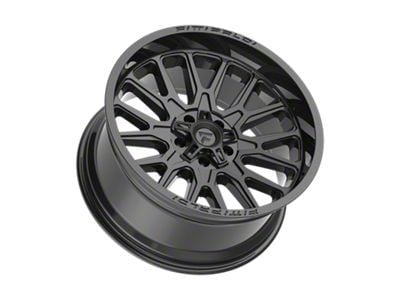 Fittipaldi Offroad FB153 Gloss Red Machined with Red Tint and Gloss Black Ring 8-Lug Wheel; 17x9; -15mm Offset (07-10 Silverado 3500 HD SRW)