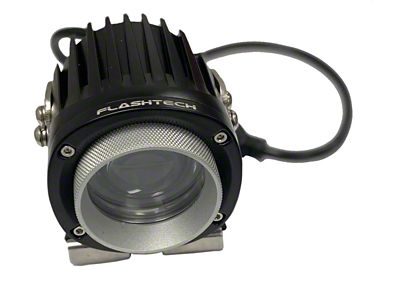 Flashtech 3-Inch Laser Round Off-Road Lights; Spot Beam (Universal; Some Adaptation May Be Required)