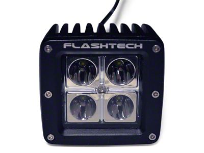 Flashtech 4-LED Cube Light; Black Housing (Universal; Some Adaptation May Be Required)