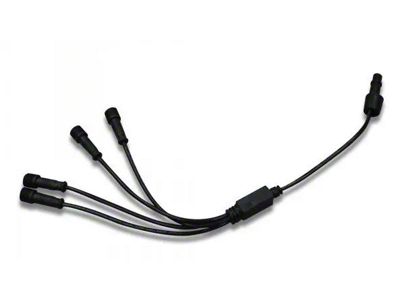 Flashtech V.3 Fusion Color Change RGBW Rock Light Splitter; 4 to 1