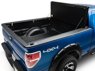 UnderCover Flex Tri-Fold Tonneau Cover; Black Textured (04-14 F-150 Styleside w/ 5-1/2-Foot & 6-1/2-Foot Bed)