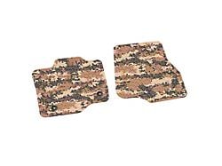 FLEXTREAD Factory Floorpan Fit Tire Tread/Scorched Earth Scene Front Floor Mats; Cyberflage Camouflage (15-23 F-150 Regular Cab)