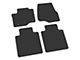 FLEXTREAD Factory Floorpan Fit Tire Tread/Scorched Earth Scene Front and Rear Floor Mats; Black (17-22 F-250 Super Duty SuperCab, SuperCrew)