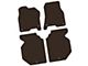 FLEXTREAD Factory Floorpan Fit Tire Tread/Scorched Earth Scene Front and Rear Floor Mats with RAM Text Insert; Brown (19-24 RAM 1500 Crew Cab)