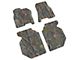 FLEXTREAD Factory Floorpan Fit Tire Tread/Scorched Earth Scene Front and Rear Floor Mats; Rugged Woods (19-24 RAM 1500 Crew Cab)