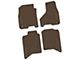 FLEXTREAD Factory Floorpan Fit Tire Tread/Scorched Earth Scene Front and Rear Floor Mats with RAM Text Insert; Brown (19-24 RAM 2500 Crew Cab)
