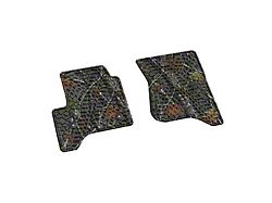 FLEXTREAD Factory Floorpan Fit Tire Tread/Scorched Earth Scene Front Floor Mats; Rugged Woods Camouflage (14-18 Sierra 1500 Regular Cab)
