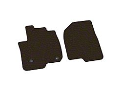 FLEXTREAD Factory Floorpan Fit Tire Tread/Scorched Earth Scene Front Floor Mats; Brown (19-23 Sierra 1500 Regular Cab)