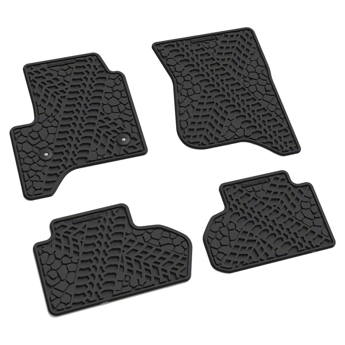 FLEXTREAD Silverado 1500 Factory Floorpan Fit Tire Tread/Scorched Earth