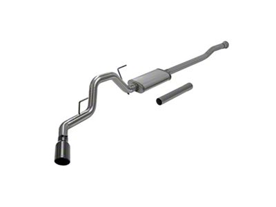 Flowmaster FlowFX Single Exhaust System with Black Tip; Side Exit (21-25 2.7L EcoBoost F-150)