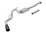 Flowmaster FlowFX Single Exhaust System with Black Tip; Side Exit (15-20 2.7L EcoBoost F-150)