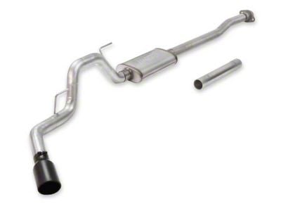 Flowmaster FlowFX Single Exhaust System with Black Tip; Side Exit (15-20 2.7L EcoBoost F-150)