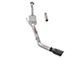 Flowmaster FlowFX Single Exhaust System with Black Tip; Side Exit (15-20 2.7L EcoBoost F-150)