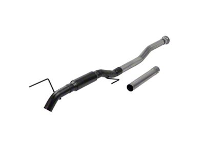 Flowmaster Outlaw Extreme Single Exhaust System with Black Tip; Turn Down (21-24 2.7L EcoBoost F-150)