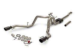 Flowmaster American Thunder Dual Exhaust System with Black Tips; Rear Exit (21-25 3.5L EcoBoost F-150 w/ Factory Dual Exhaust, Excluding Raptor)