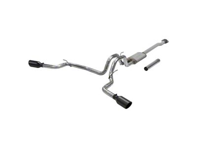 Flowmaster FlowFX Dual Exhaust System with Black Tips; Side Exit (15-17 3.5L V6 F-150)