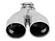 Flowmaster Dual Angle Cut Exhaust Tip; 3-Inch; Polished (Fits 2.50-Inch Tailpipe)