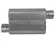 Flowmaster 40 Series Delta Flow Center/Offset Oval Muffler; 3-Inch Inlet/3-Inch Outlet (Universal; Some Adaptation May Be Required)