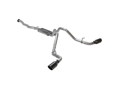 Flowmaster FlowFX Dual Exhaust System with Black Tips; Side Exit (99-06 4.3L Sierra 1500)
