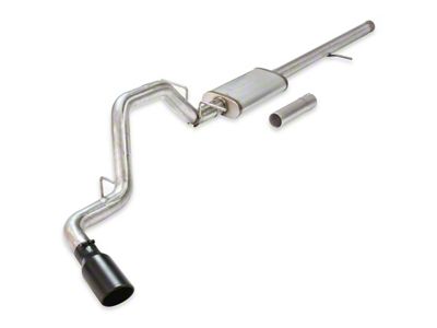 Flowmaster FlowFX Single Exhaust System with Black Tip; Side Exit (14-18 4.3L Sierra 1500)