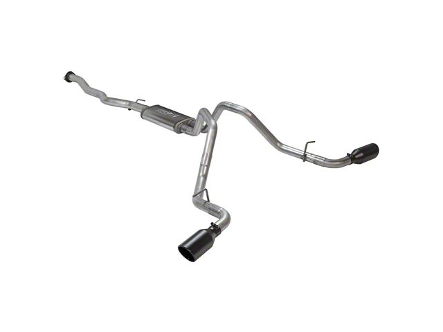 Flowmaster FlowFX Dual Exhaust System with Black Tips; Side Exit (99-06 4.3L Silverado 1500)
