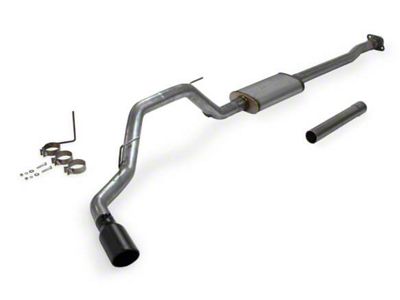 Flowmaster FlowFX Single Exhaust System with Black Tip; Side Exit (09-10 4.6L F-150)