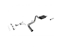 Flowmaster Force II Single Exhaust System with Polished Tip; Rear Exit (00-03 4.7L Dakota)