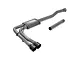Flowmaster FlowFX Dual Exhaust System with Black Tips; Middle Side Exit (21-24 5.0L F-150, Excluding Tremor)