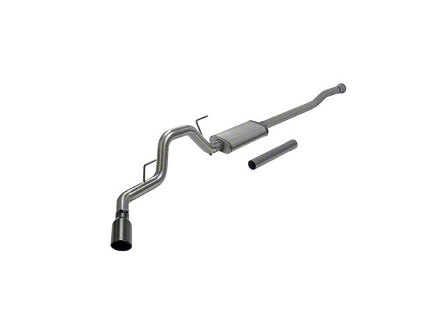 Flowmaster FlowFX Single Exhaust System with Black Tip; Side Exit (21-24 5.0L F-150, Excluding Tremor)