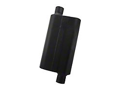 Flowmaster 50 Series Delta Flow Offset/Offset Oval Muffler; 2.25-Inch Inlet/2.25-Inch Outlet (Universal; Some Adaptation May Be Required)
