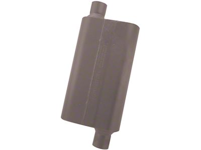 Flowmaster 50 Series Delta Flow Offset/Offset Oval Muffler; 2.25-Inch Inlet/2.25-Inch Outlet (Universal; Some Adaptation May Be Required)