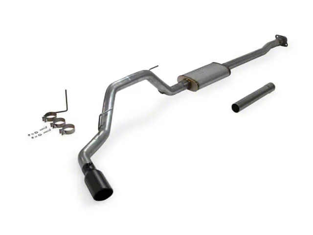 Flowmaster FlowFX Single Exhaust System with Black Tip; Side Exit (11-14 5.0L F-150)