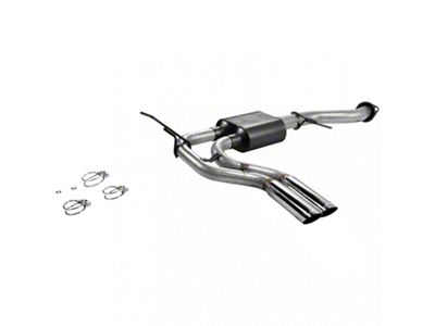 Flowmaster American Thunder Dual Exhaust System with Polished Tips; Middle Side Exit (99-06 5.3L Sierra 1500)