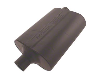Flowmaster 60 Series Delta Flow Center/Offset Oval Muffler; 2.25-Inch Inlet/2.25-Inch Outlet (Universal; Some Adaptation May Be Required)
