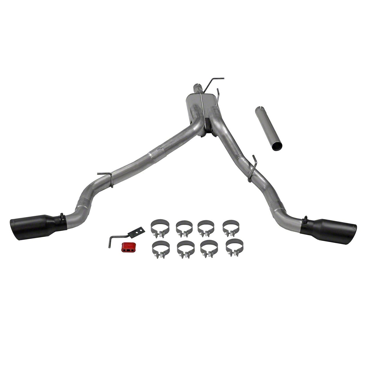 Flowmaster F250 Super Duty FlowFX Dual Exhaust System with Black Tips