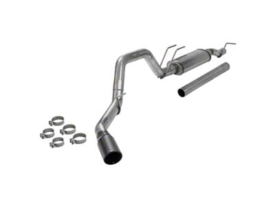 Flowmaster FlowFX Single Exhaust System with Black Tip; Side Exit (17-22 6.2L F-350 Super Duty)