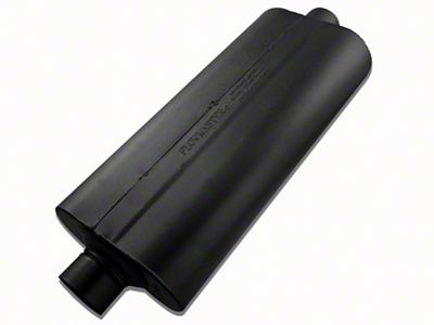 Flowmaster 70 Series Center/Center Oval Muffler; 3-Inch Inlet/3-Inch Outlet (Universal; Some Adaptation May Be Required)