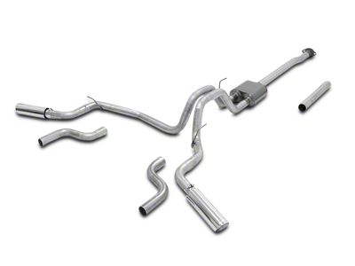 Flowmaster American Thunder Dual Exhaust System; Side/Rear Exit (15-20 2.7L EcoBoost F-150)