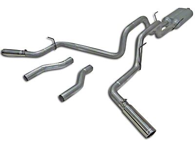 Dodge Ram 1500 94-03 2.5” Dual Exhaust Kit – Flowmaster Super 10 – Slash Tip Corner